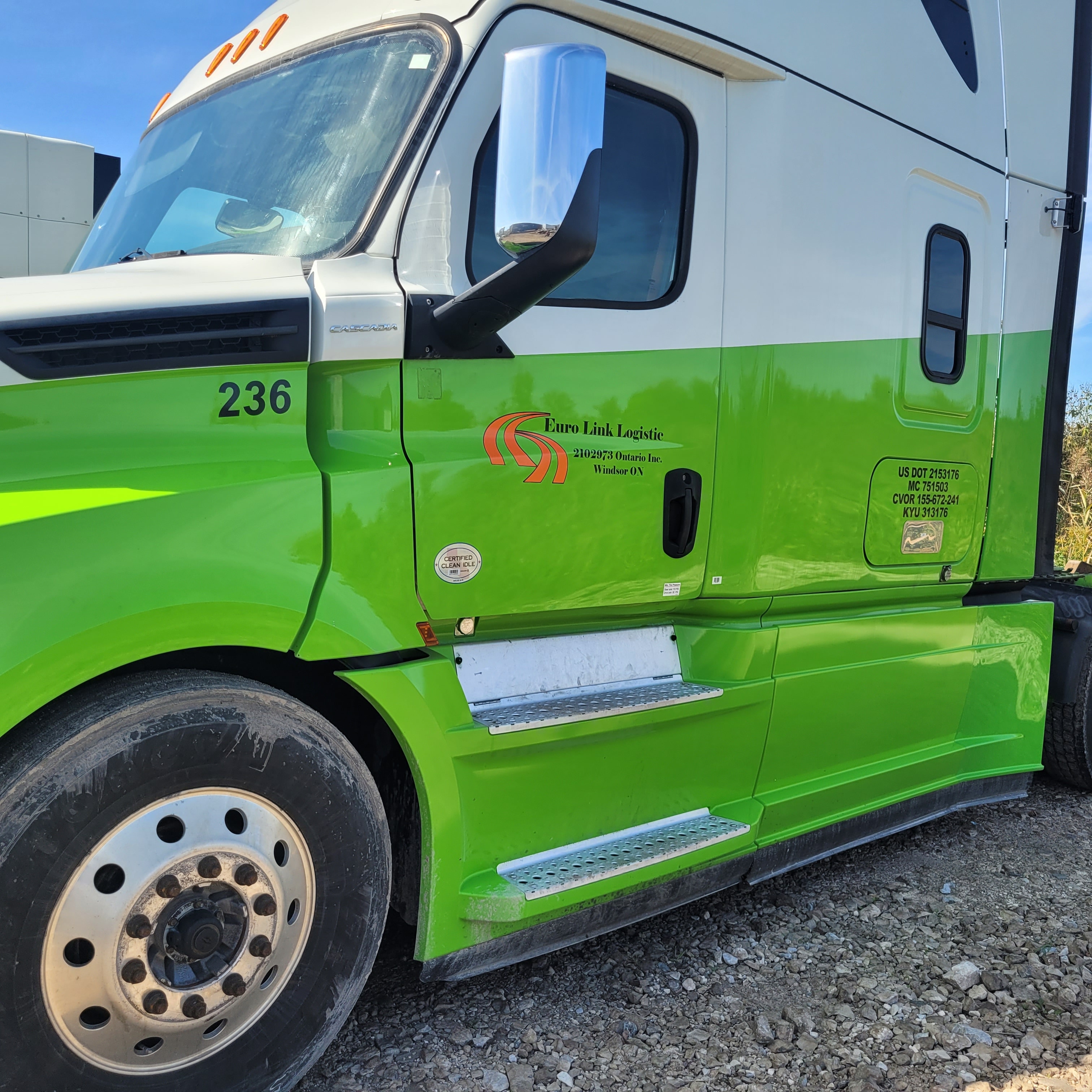 Branded commercial fleet van