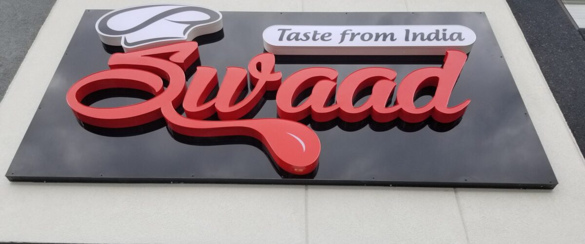 Siyaad Taste from India sign